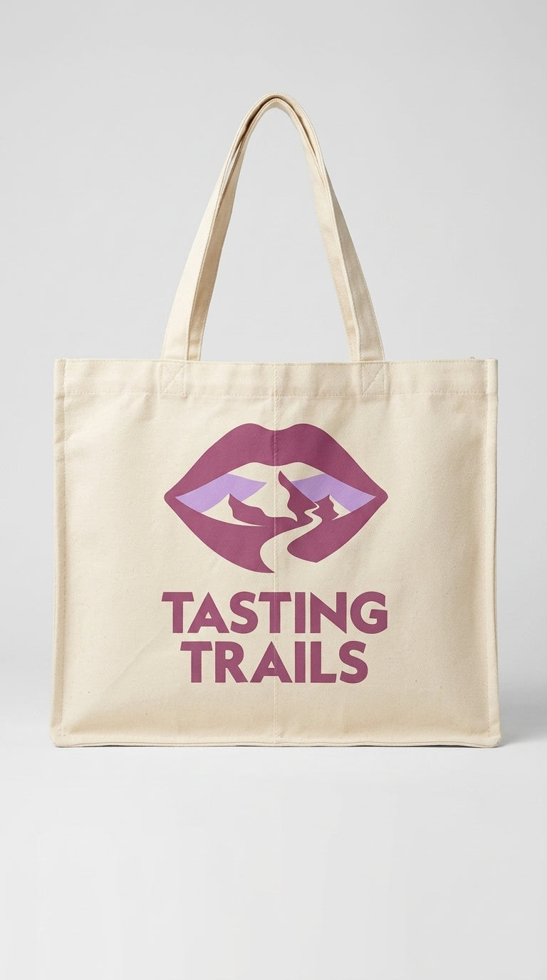Tasting Trails Ramble Canvas Shopping Tote
